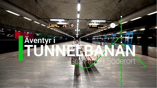 Äventyr i Tunnelbanan del 1 Grön linje i söderort [upl. by Eicrad]